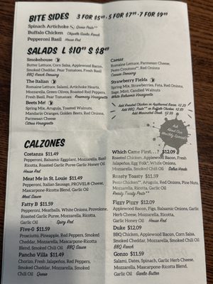 Menu photo 2 Sauce on the Side Edwardsville, IL Menu photo 2 Sauce on the Side Edwardsville, IL