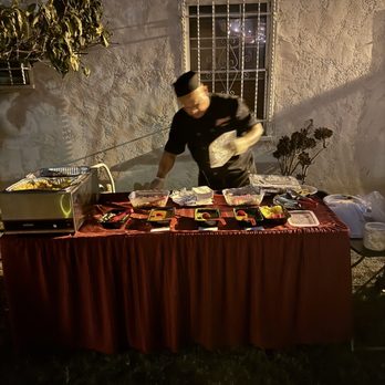 The Taco Guy Catering - The table setup...I should have taken the picture at the beginning...sorry that that. This photo is basically at the end of the celebration. - Caterers Near Me - Pasadena, California