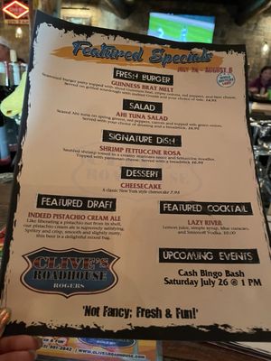 Clive's Roadhouse Rogers by null