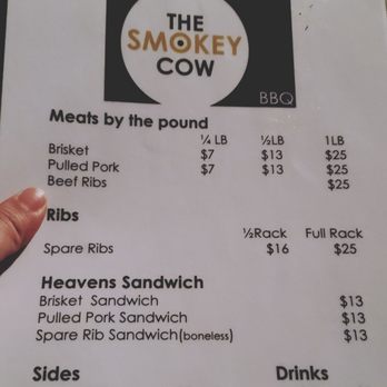 The Smokey Cow - Menu - Pop-Up Restaurants Near Me - Burbank, California The Smokey Cow - Menu - Pop-Up Restaurants Near Me - Burbank, California
