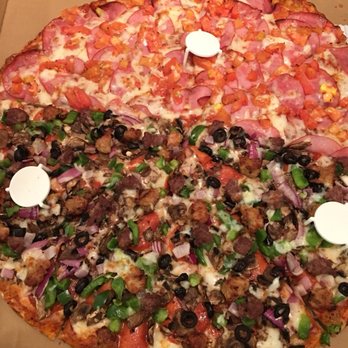 Five Star Pizza - Half Combo-Half Canadian Bacon Tomato - Pizza Near Me - San Jose, California Five Star Pizza - Half Combo-Half Canadian Bacon Tomato - Pizza Near Me - San Jose, California