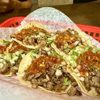 Taqueria El Tapatio - 5 Taco Plate - Mexican Near Me - Valencia, California Taqueria El Tapatio - 5 Taco Plate - Mexican Near Me - Valencia, California