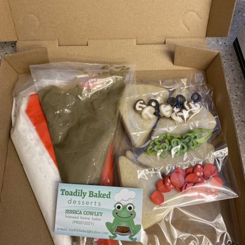 Toadily Baked Desserts - Pizza cookie kit - Desserts Near Me Toadily Baked Desserts - Pizza cookie kit - Desserts Near Me