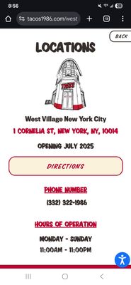 Tacos 1986 West Village by null