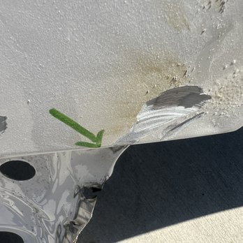 Fix Auto Poway - Body filler thickness. Per Fix Auto, this is "industry standard." - Body Shops Near Me - Poway, California