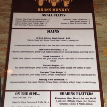 Brass Monkey - Sorta Indian food, prawns, chicken, burgers, full bar - Indian Near Me - Liverpool, XMS Brass Monkey - Sorta Indian food, prawns, chicken, burgers, full bar - Indian Near Me - Liverpool, XMS