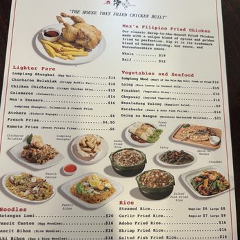 Max's Restaurant - Bloomfield - Filipino Near Me - Bloomfield, New Jersey Max's Restaurant - Bloomfield - Filipino Near Me - Bloomfield, New Jersey