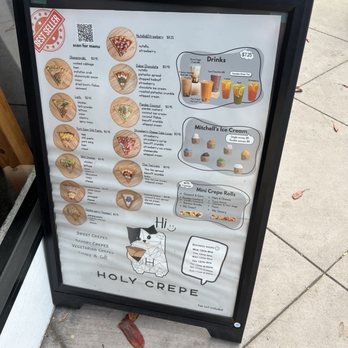 Holy Crepe - Menu - Creperies Near Me - San Francisco, California Holy Crepe - Menu - Creperies Near Me - San Francisco, California