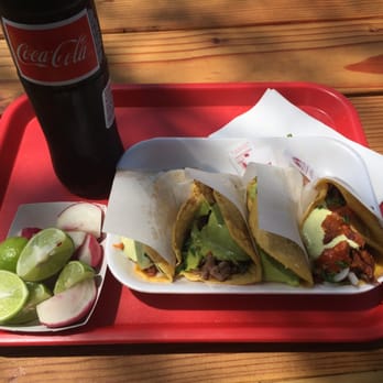 Tacos La Central - Bomb tacos! This place came really close in duplicating TJ tacos. Adobada, asada and chicken with a Coke. - Mexican Near Me - Colton, California Tacos La Central - Bomb tacos! This place came really close in duplicating TJ tacos. Adobada, asada and chicken with a Coke. - Mexican Near Me - Colton, California