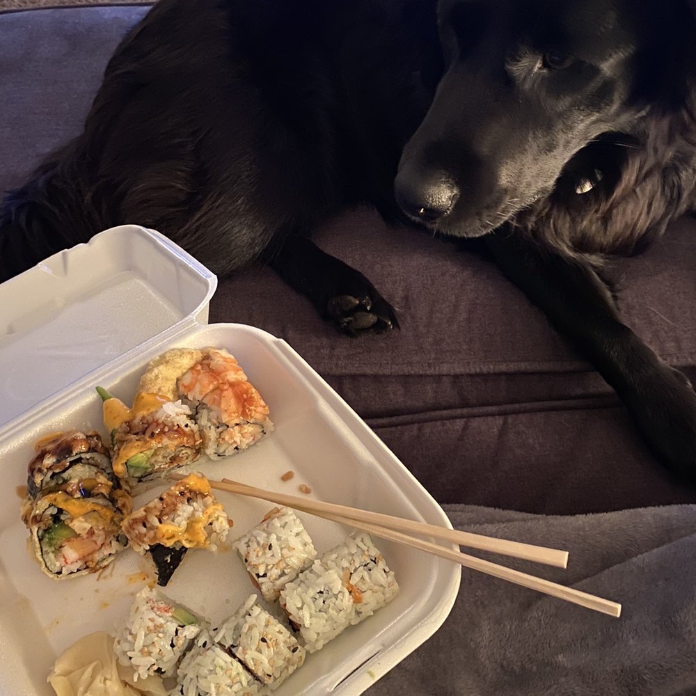 5 sushi rolls - Vegas Roll, Philly Roll, Spider Roll, and California Roll, and Ichi Roll 5 sushi rolls - Vegas Roll, Philly Roll, Spider Roll, and California Roll, and Ichi Roll