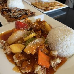 Korean Fusion - Sweet and sour chicken.