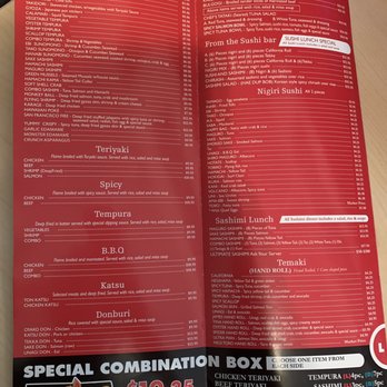 Hanabi Sushi - Hanabi Sushi Restaurant Menu - Sushi Bars Near Me - Martinez, California