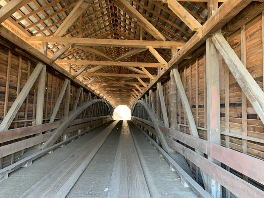 Meems Bottom Covered Bridge by null