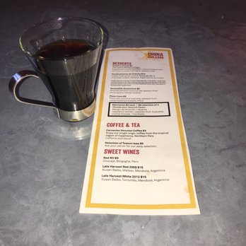 China Chilcano - Check out the dessert menu! Peruvian coffee! - Peruvian Near Me - Washington, DC, District of Columbia China Chilcano - Check out the dessert menu! Peruvian coffee! - Peruvian Near Me - Washington, DC, District of Columbia