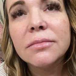 Look At Me Now Lash Lounge Idaho Falls - 7 hours after application. more than half the lashes gone and my eyes are on fire