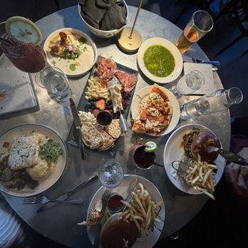 View 202 - View burger, Lemon Parmesan Halibut, Dad Bod Burger, Margherita Pizza, Chef's Charcuterie, Miso Scallops - Seafood Near Me - Redding, California