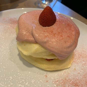 Flipper’s - strawberry soufflés pancake. - Pancakes Near Me - New York, New York Flipper’s - strawberry soufflés pancake. - Pancakes Near Me - New York, New York
