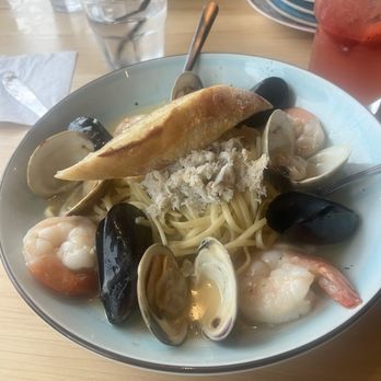 Above the Dunes - Seafood linguine - Seafood Near Me - Rehoboth Beach, Delaware Above the Dunes - Seafood linguine - Seafood Near Me - Rehoboth Beach, Delaware
