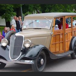 The Shop - 1934 Ford v8 Woodie. In the family since new!