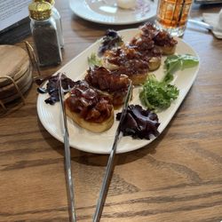 Fenner Hill Golf Club - Maple bacon Brie crostinis. Heaven on a plate.