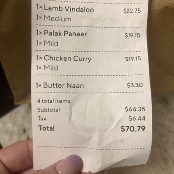IndAroma - Receipt - Indian Near Me - Alexandria, Virginia IndAroma - Receipt - Indian Near Me - Alexandria, Virginia