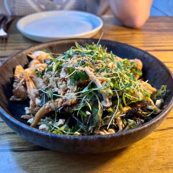 Lineage - Lion's Mane Mushroom Liangban Salad - Asian Fusion Near Me - Wailea, Hawaii Lineage - Lion's Mane Mushroom Liangban Salad - Asian Fusion Near Me - Wailea, Hawaii