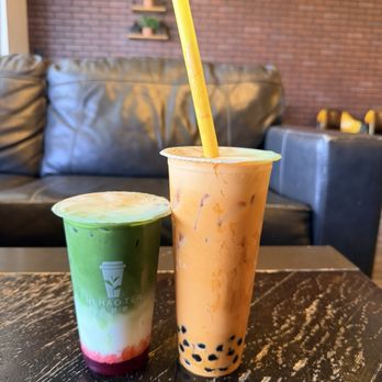 APIHM Elite Week Ni Hao Tea- Broadway - Strawberry Matcha Latte and Thai Tea - Yelp Events Near Me - Tucson, Arizona