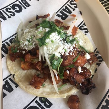 Big Star - Taco de Papas con Rajas (potatoes, rajas chipotle, queso cotija, onion, cilantro) - Mexican Near Me - Chicago, Illinois