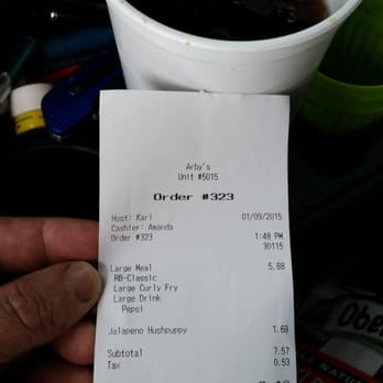 Arby's - THIS IS How Full Of A Drink They Gave ME. Pathetic... - Fast Food Near Me - Jacksonville, Florida Arby's - THIS IS How Full Of A Drink They Gave ME. Pathetic... - Fast Food Near Me - Jacksonville, Florida