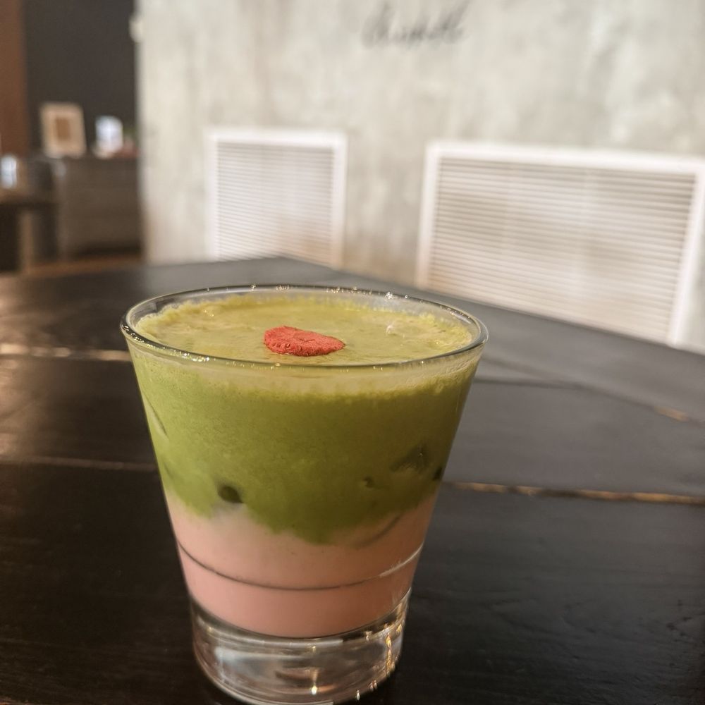 Bad Mother - Strawberry milk matcha - Coffee & Tea Near Me - St. Petersburg, Florida