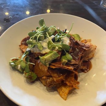 Bosscat Kitchen & Libations - Short rib chilaquiles - New American Near Me - Houston, Texas