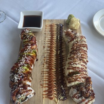 Maurice - Godzilla roll and dragon roll - Guest Houses Near Me - Onancock, Virginia
