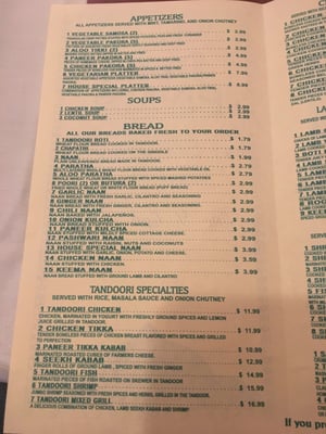 Menu photo 8 Delhi Palace Indianapolis, IN Menu photo 8 Delhi Palace Indianapolis, IN