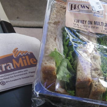 ExtraMile - Mm, lunch! Brown Bag's Turkey & Crisp Lettuce on Multi-grain with Mayo, $3.99. - Convenience Stores Near Me - Santa Monica, California