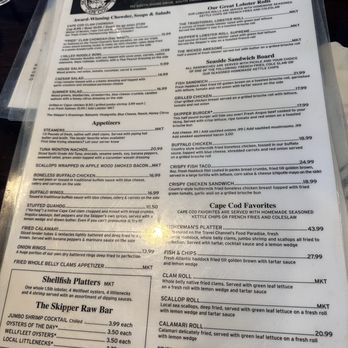 Skipper Chowder House - Menu - Seafood Near Me - South Yarmouth, Massachusetts Skipper Chowder House - Menu - Seafood Near Me - South Yarmouth, Massachusetts