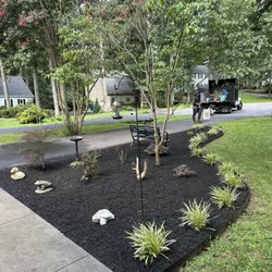 Sena’s Landscaping - Black mulch
