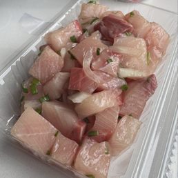 Hamachi/yellowtail poke on the side (Dec 2025) Hamachi/yellowtail poke on the side (Dec 2025)