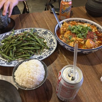 Alley 41 - String beans, chili oil fish - Asian Fusion Near Me - Flushing, New York Alley 41 - String beans, chili oil fish - Asian Fusion Near Me - Flushing, New York