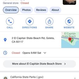 Exterior photo of El Capitan State Beach - Goleta, California Exterior photo of El Capitan State Beach - Goleta, California