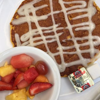 From Scratch Restaurant - Pumpkin pancake is a Halloween treat I guess. - Breakfast & Brunch Near Me - Carmel, California