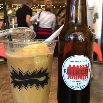 The Bent Spoon - Cold brew coffee float with vanilla sweet corn ice cream - Ice Cream & Frozen Yogurt Near Me - Princeton, New Jersey