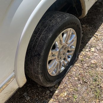 Spears Company - Plug in tire of F150 supercrew cab rear passenger tire - Roadside Assistance Near Me - Oxford, Alabama Spears Company - Plug in tire of F150 supercrew cab rear passenger tire - Roadside Assistance Near Me - Oxford, Alabama