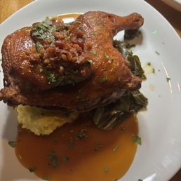 Roasted half chicken