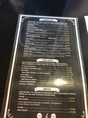 Menu photo 2 Zuzu's St. Simons, GA