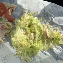 Jimmy John's - Rotten lettuce..... ew....