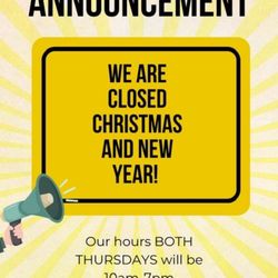 Stronghold Collectibles of Acadiana - Holiday hours