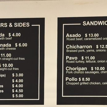 Sangucheria - Menu 1/2 - Sandwiches Near Me - San Diego, California Sangucheria - Menu 1/2 - Sandwiches Near Me - San Diego, California