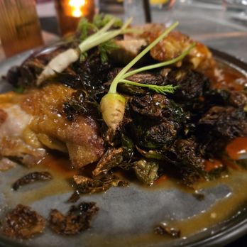 The Fitzroy - Baked Chicken with Brussel Sprouts - Gastropubs Near Me - Savannah, Georgia