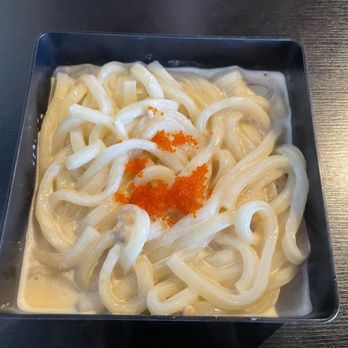 One Piece Sushi - Udon Carbonara - Japanese Near Me - Millbrae, California