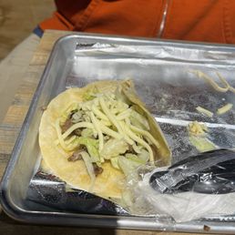 American style carne asada taco American style carne asada taco